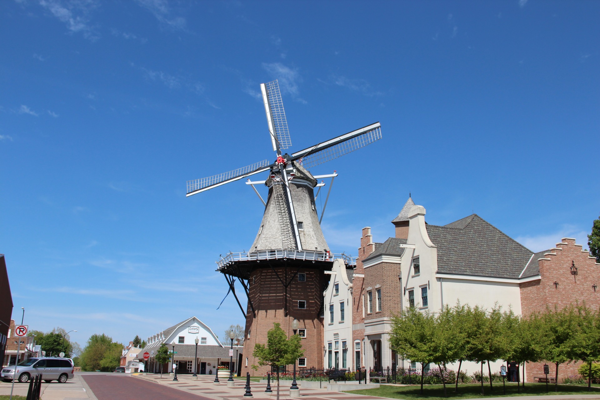 Pella Historical Village windmill landmark